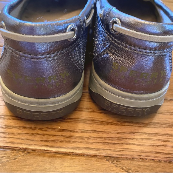 Sperry Top Sider Silver Deck Shoes size:8 - Picture 9 of 10